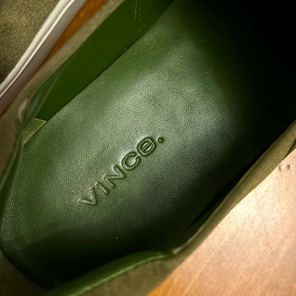 Vince Corbin Satin Slip-on Loafers, Size 38.5/8. - Picture 3 of 9